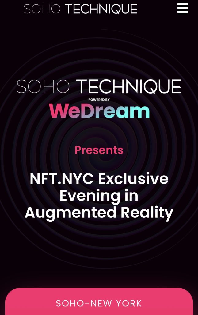 SoHo Technique Powered By WeDream NFT Crawl Is A Huge Success