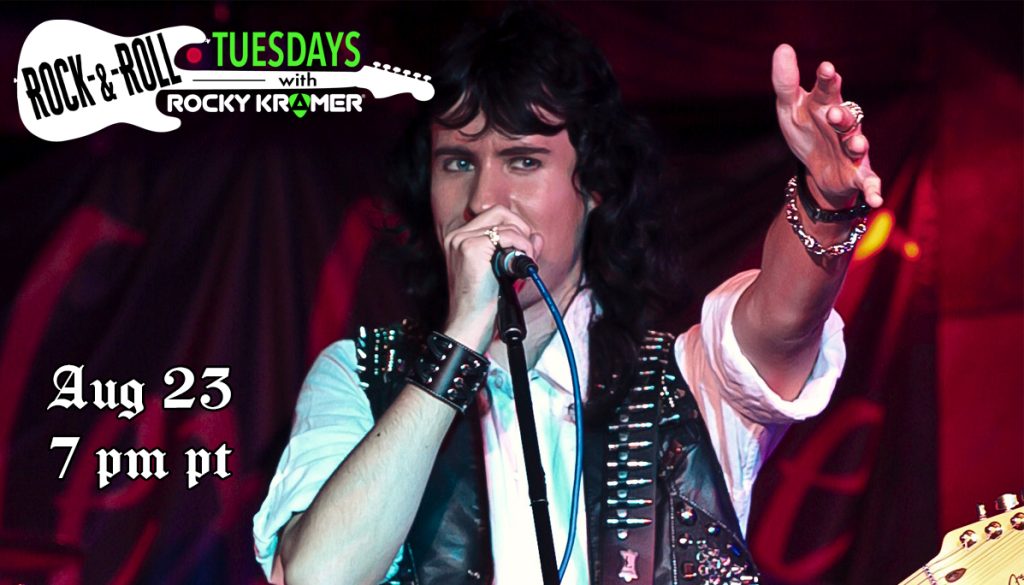 Rocky Kramer’s Rock & Roll Tuesdays Presents “Singing Guitarists” On Tuesday August 23rd, 2022 7 PM PT on Twitch