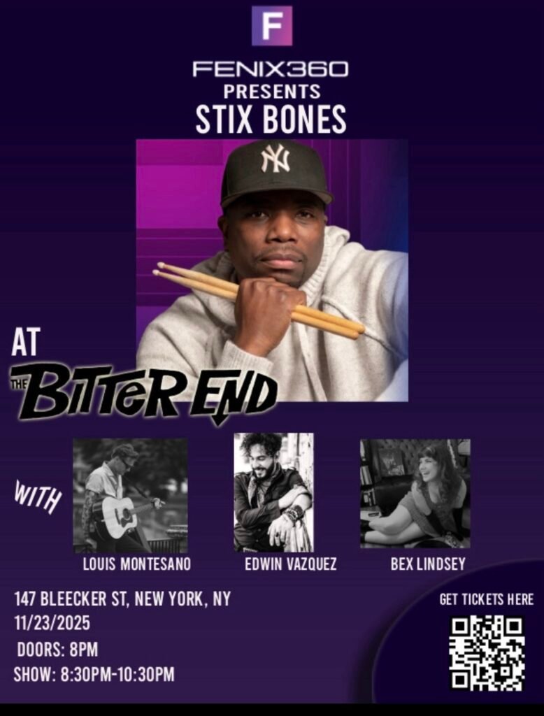 Where Rhythm Rises: Bex Lindsey and Stix Bones Ignite The Bitter End for FENIX Rising